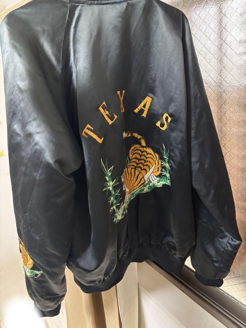 スカジャン　テキサス　虎　タイガー テーラー東洋 スカジャン テキサス虎 L リバーシブル TEXAS TIGER