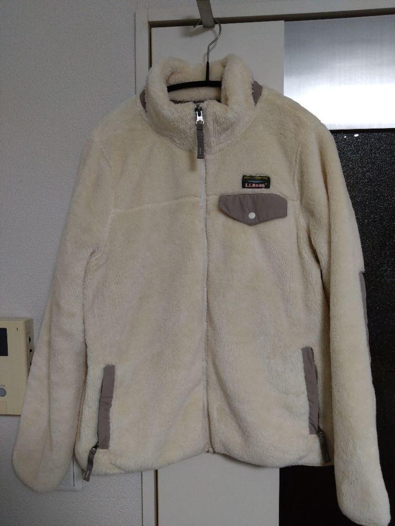 LLBean フリースジャケット M ベージュ