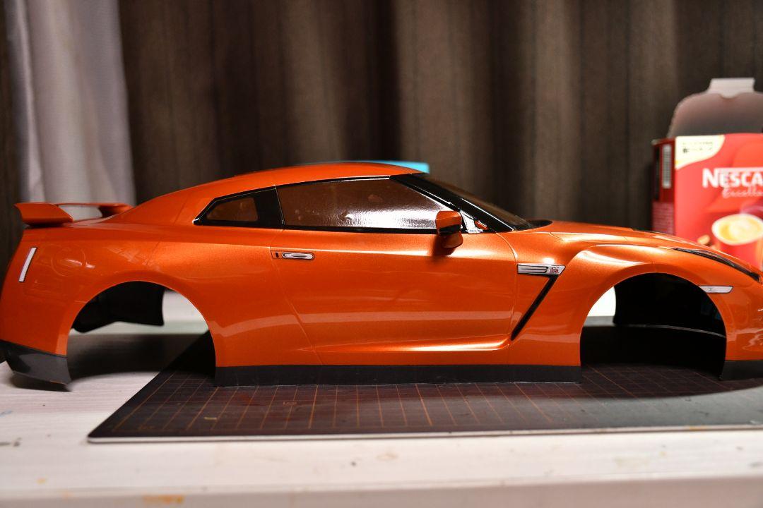 タミヤ　日産R35 塗装済みボディ