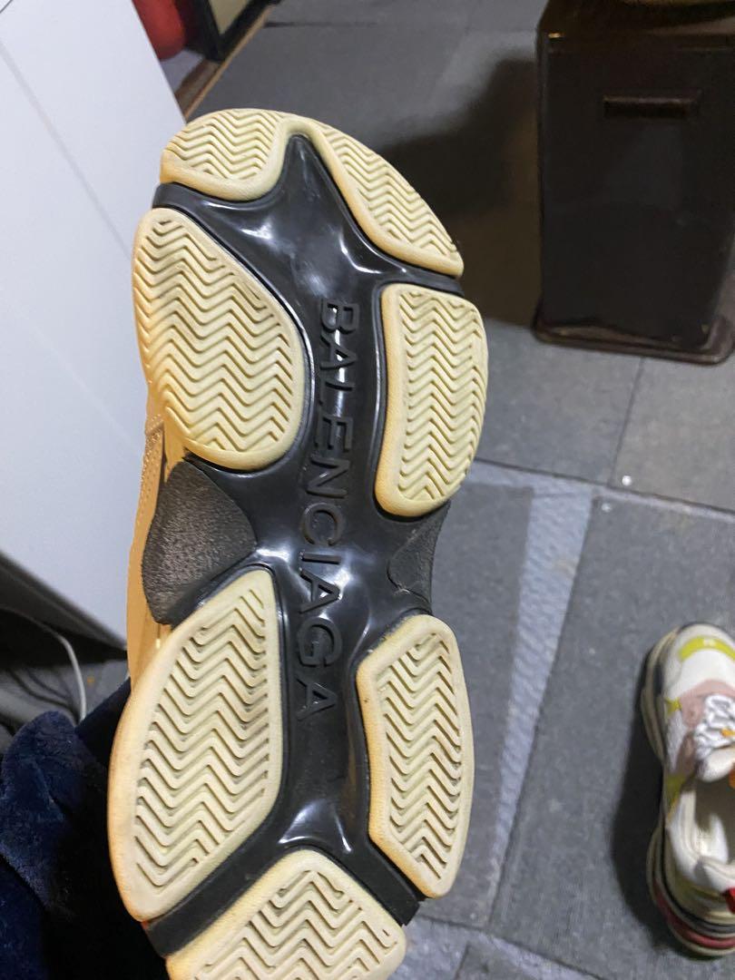 BALENCIAGA Triple S スニーカー ベージュ/イエロー39