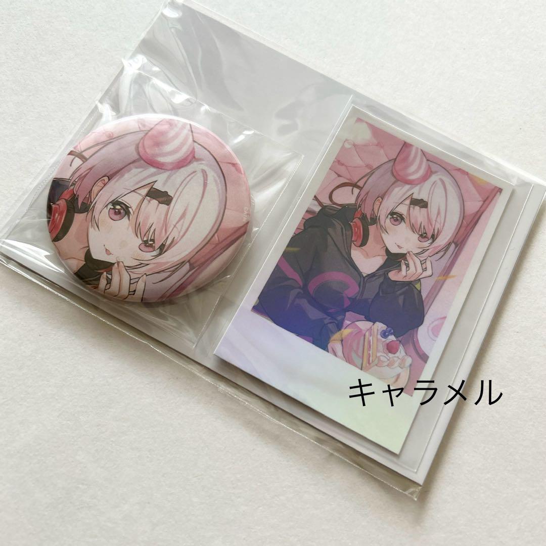 にじさんじ 誕生日グッズ 缶バッジ チェキ風カード 椎名唯華