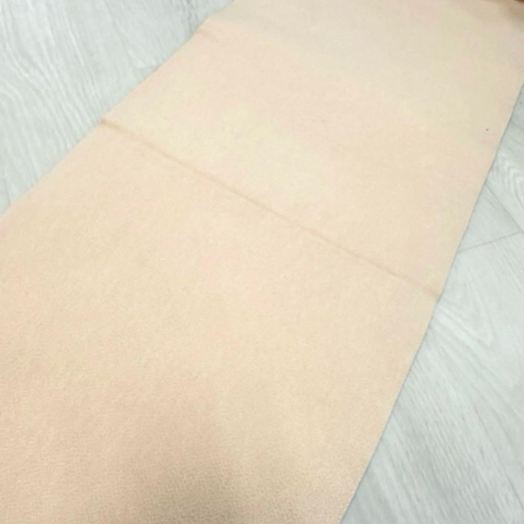 名古屋帯 ちりめん 手書きの花模様 九寸 正絹 着物 RO-3056