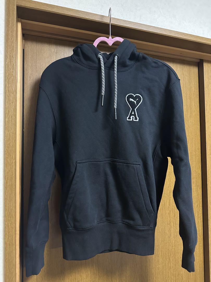 AMI PARIS Pumaエディション ブラック フーディ