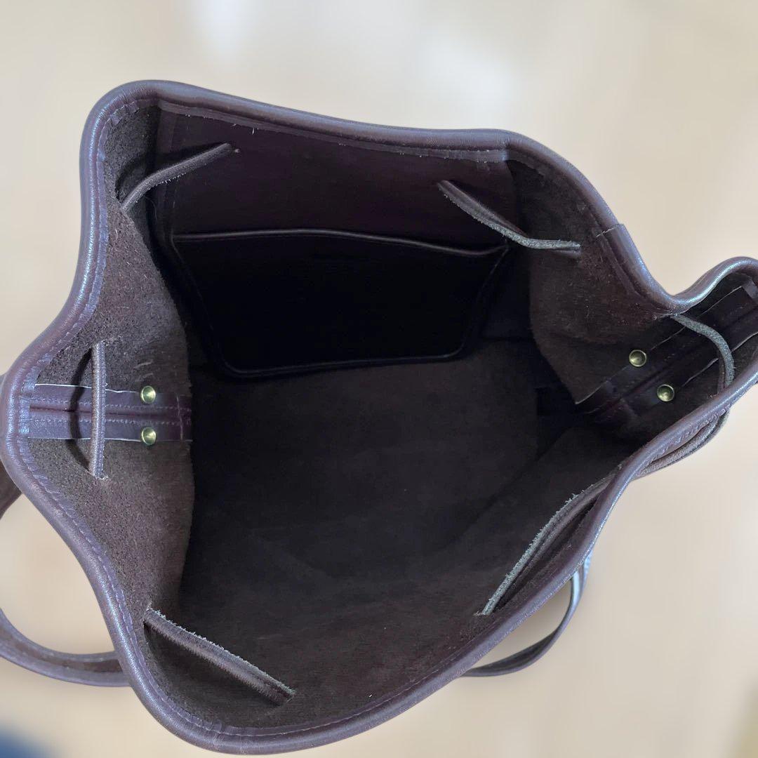 オールドコーチバケツ巾着型ショルダーバッグ