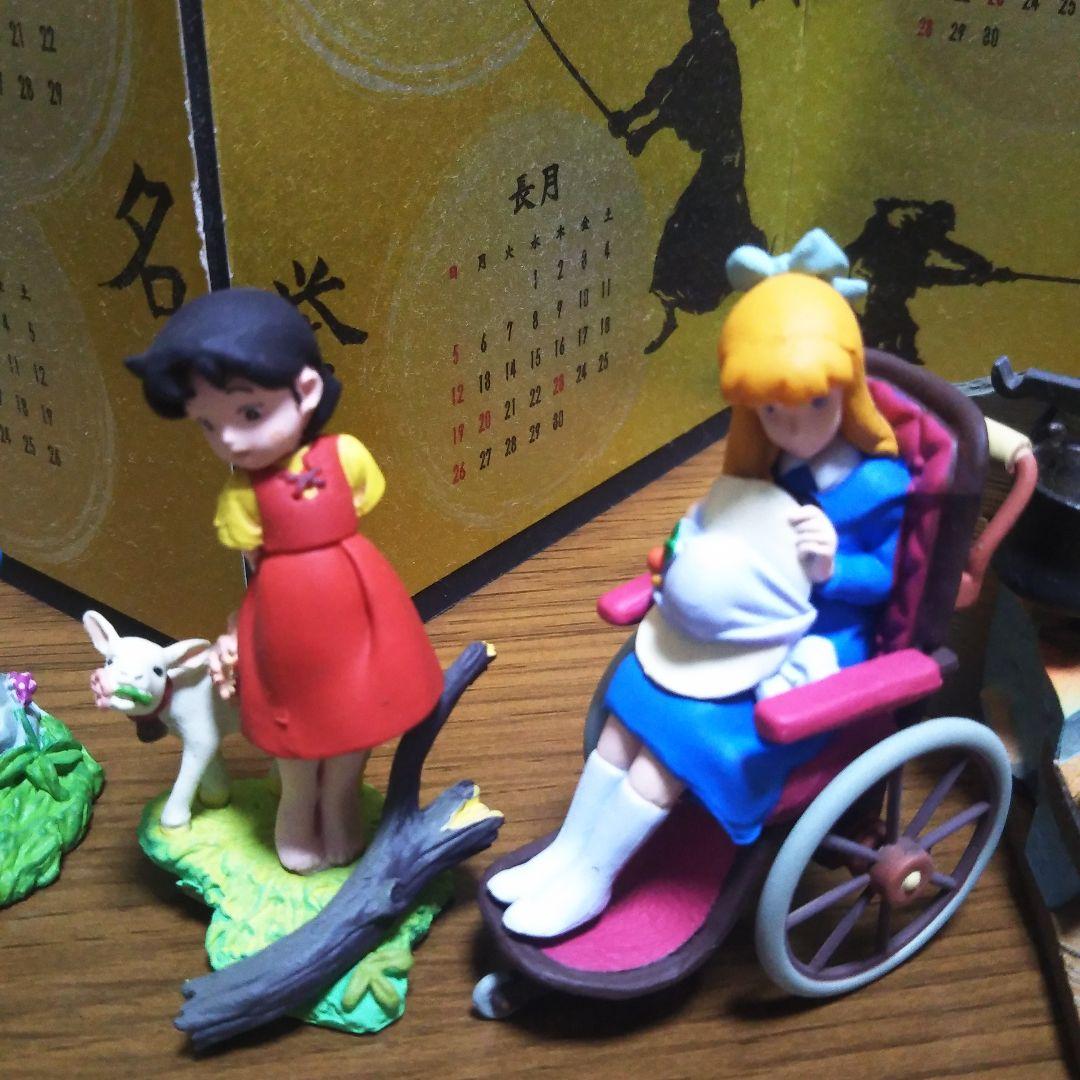 アルプスの少女ハイジ フィギュア計5点 海洋堂 世界名作劇場 食