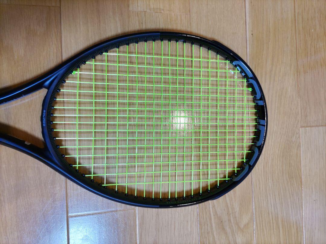 solinco blackout 300 極美品 実測値有り ストリング張り立て