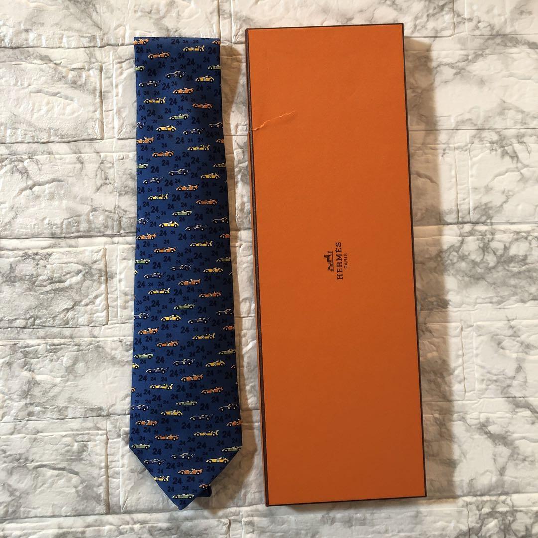 レア HERMES エルメス ネクタイ ルマン24