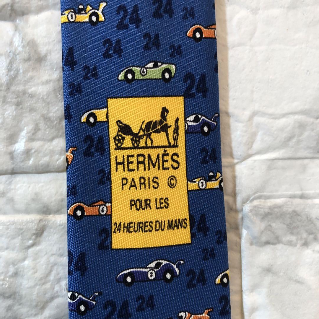 レア HERMES エルメス ネクタイ ルマン24