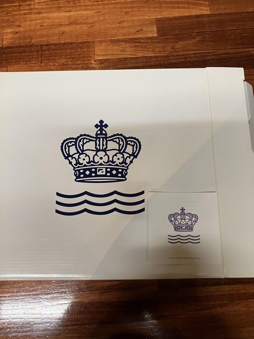 ロイヤルコペンハーゲン ブルーフルーテッド ハーフレース プレート 25cm