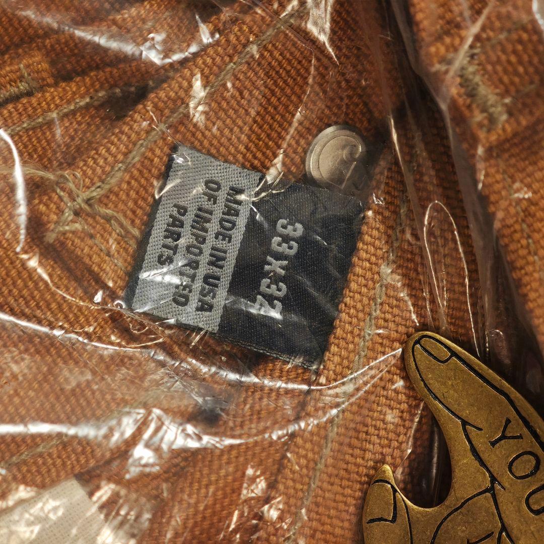 レアサイズ W33 USA製 Carhartt B01−M ダブルニー ブラウン レアサイズ W33 USA製 Carhartt B01−M ダブルニー ブラウン