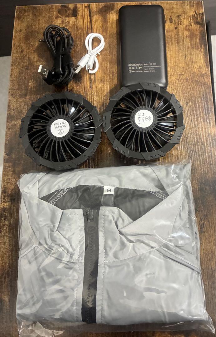 TIWOUN 空調服 M-2XL 30000mAhバッテリー