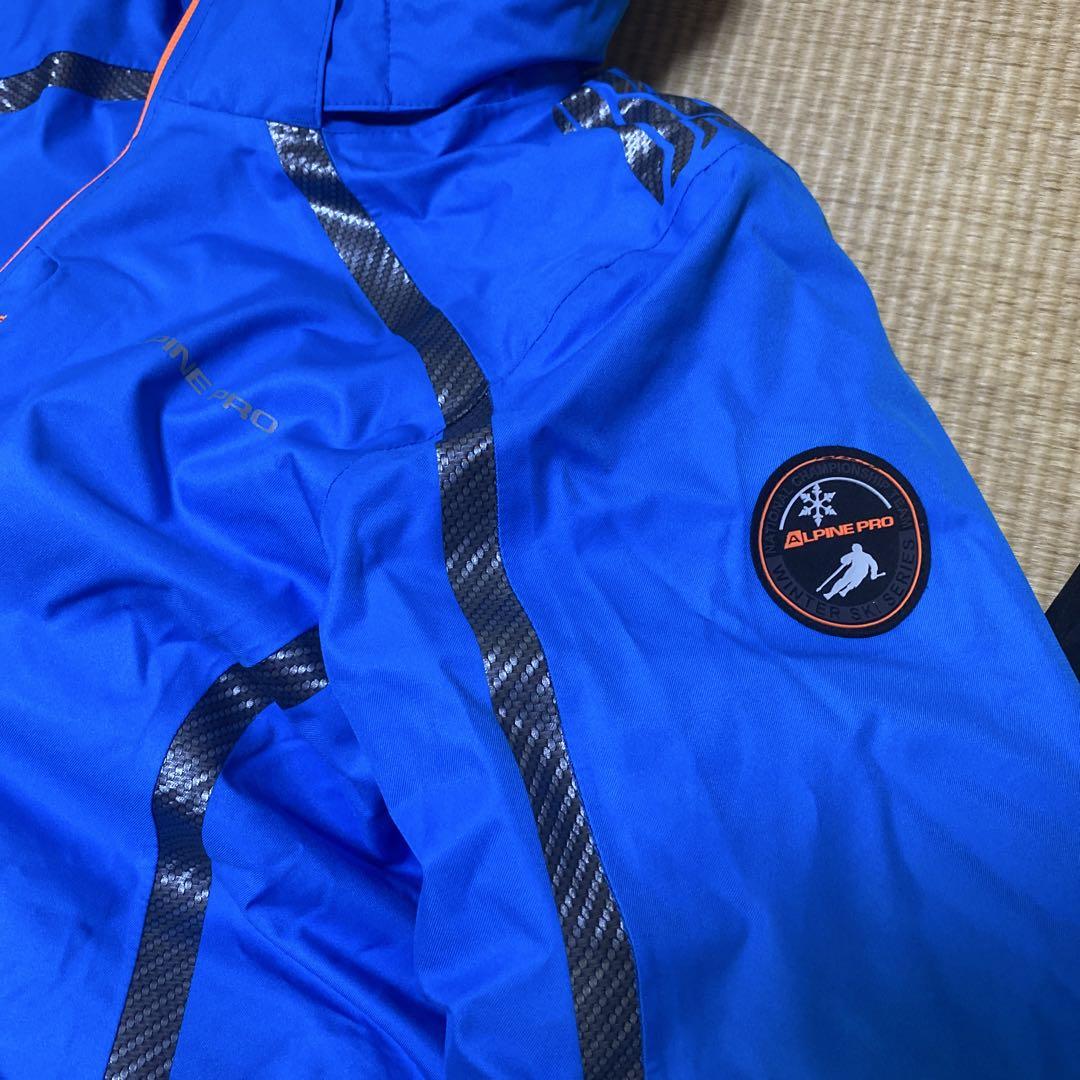 【半日のみ使用】スキーウェアALPINE PRO 青サイズ152/158cm