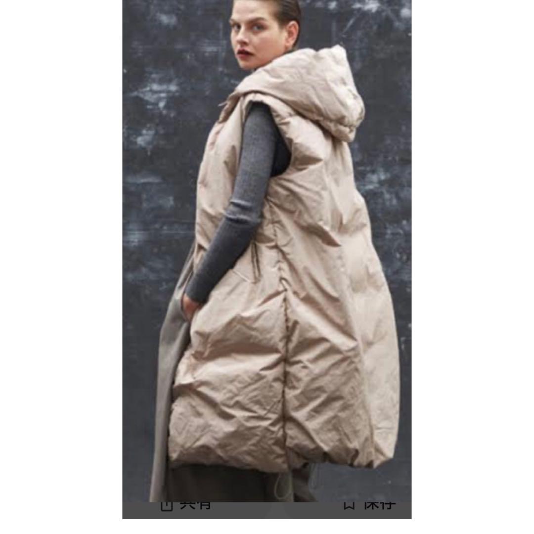 ドゥロワー drawerダウンブゥーデットロングジレメベストコート - メルカリ