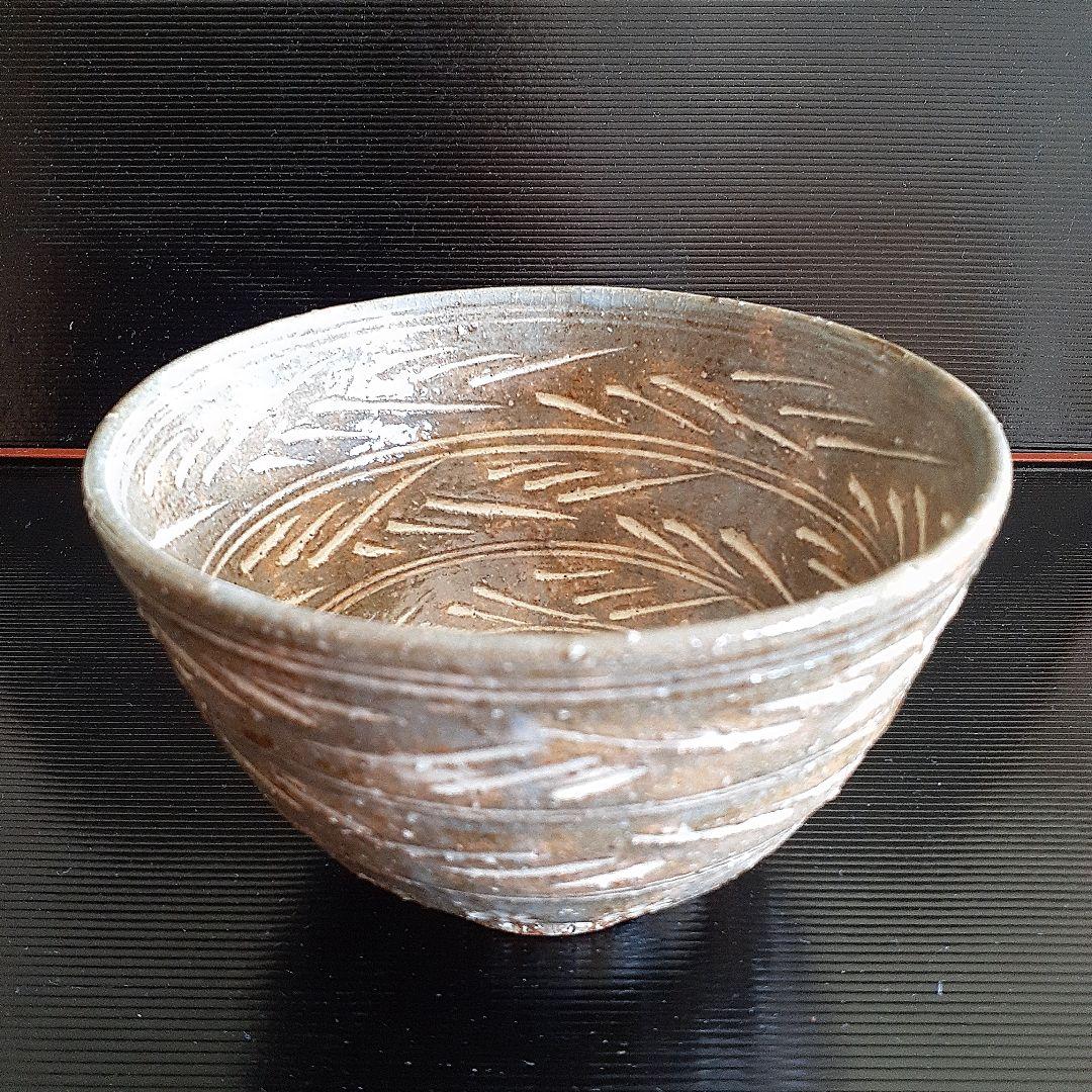 三島手茶碗