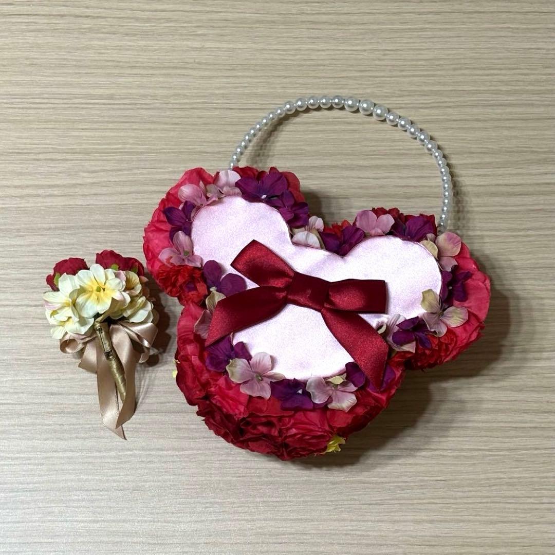結婚式 ブーケ ブートニア ミッキー Disney風