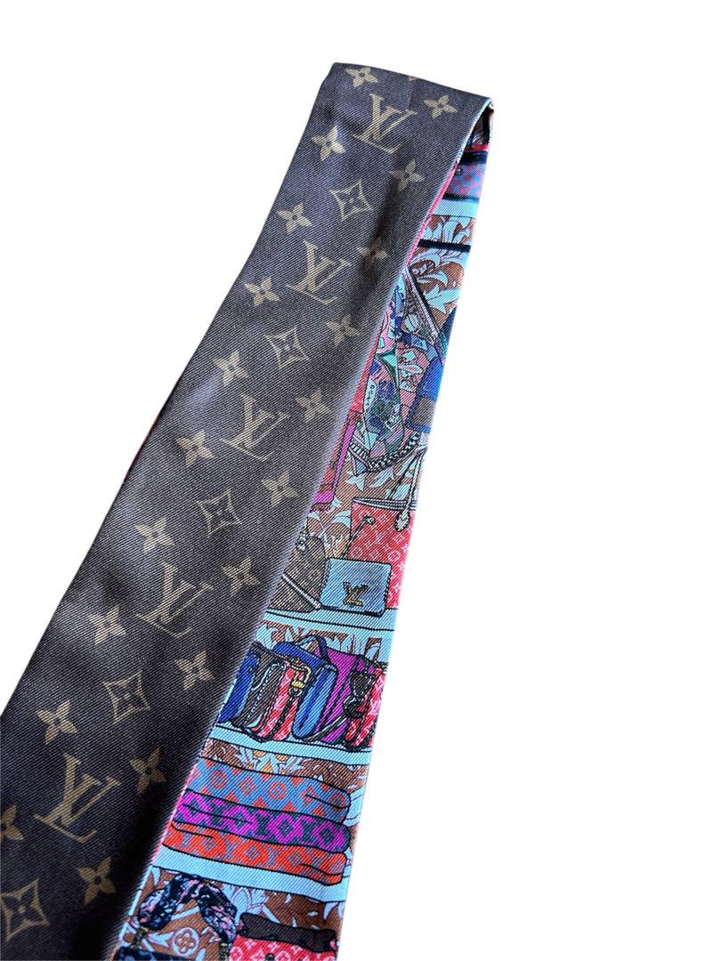 【美品】Louis Vuitton シルクスカーフ