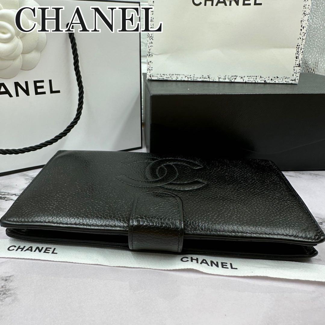 【厳選品CHANEL✨シャネル✨長財布✨キャビアスキン✨ヴィンテージ✨ウォレット