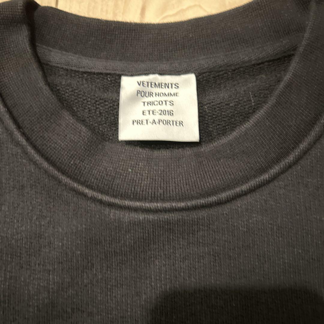 vetements スウェット