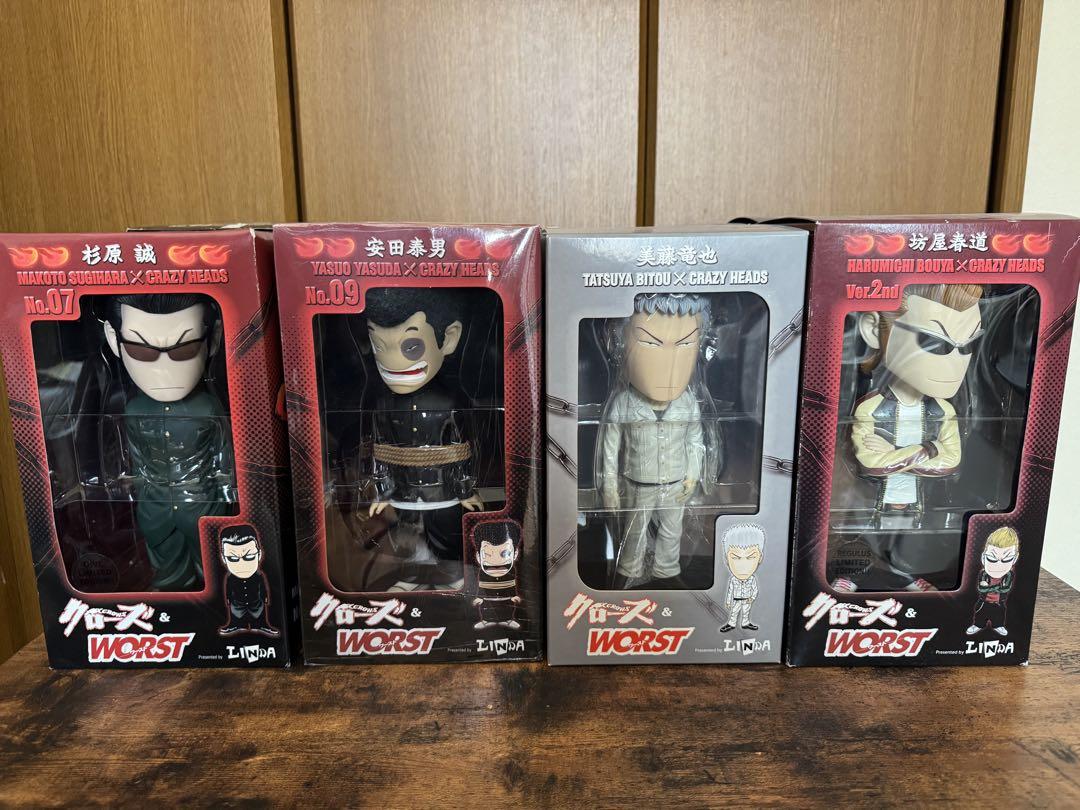 クローズ・ワースト CRAZY HEADS フィギュアセット
