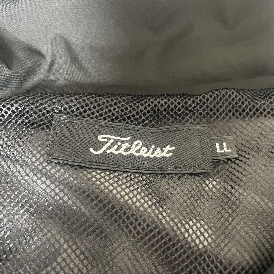 Titleist タイトリスト　ゴルフ　レインスーツ　上下　収納袋　黒　LL