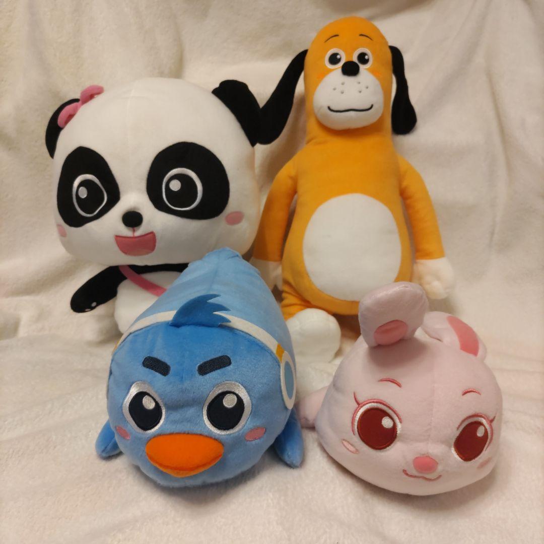 ベビーバス BabyBus ぬいぐるみXL＆うつぶせぬいぐるみBIG 4体