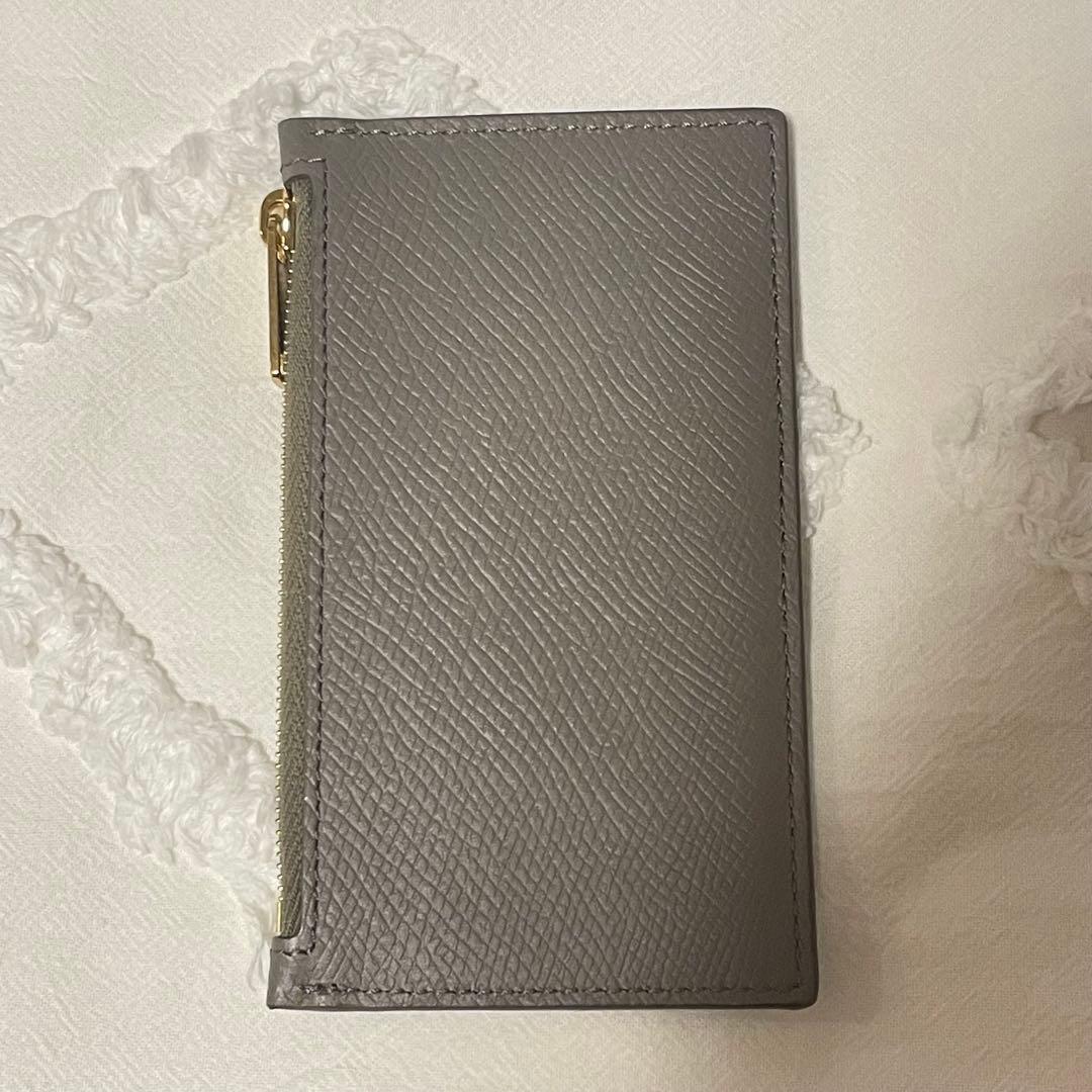 美品　CELINE フラグメントケース　ペブル　グレージュ