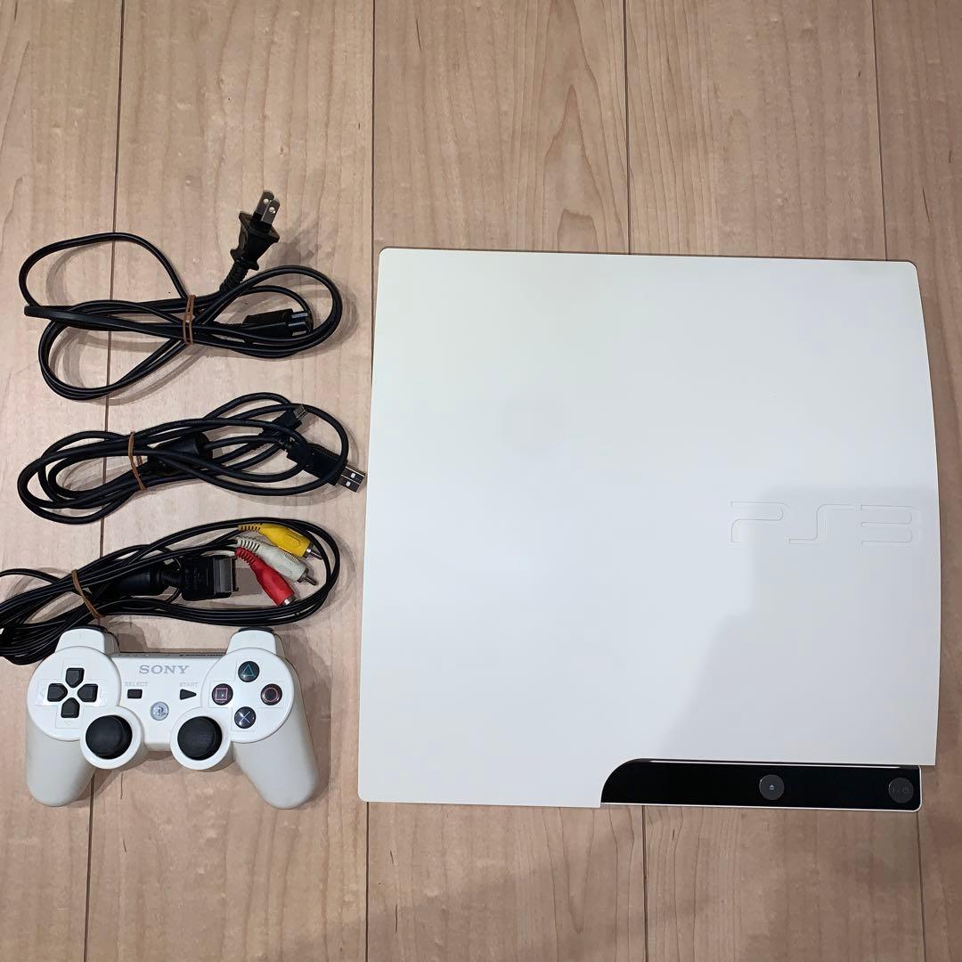 PS3 本体 ホワイト コントローラー付き 2500A