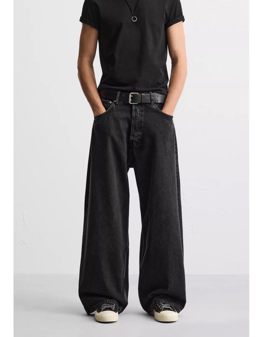 ZARA スーパーバギーフィットジーンズ EU34新品タグ付き