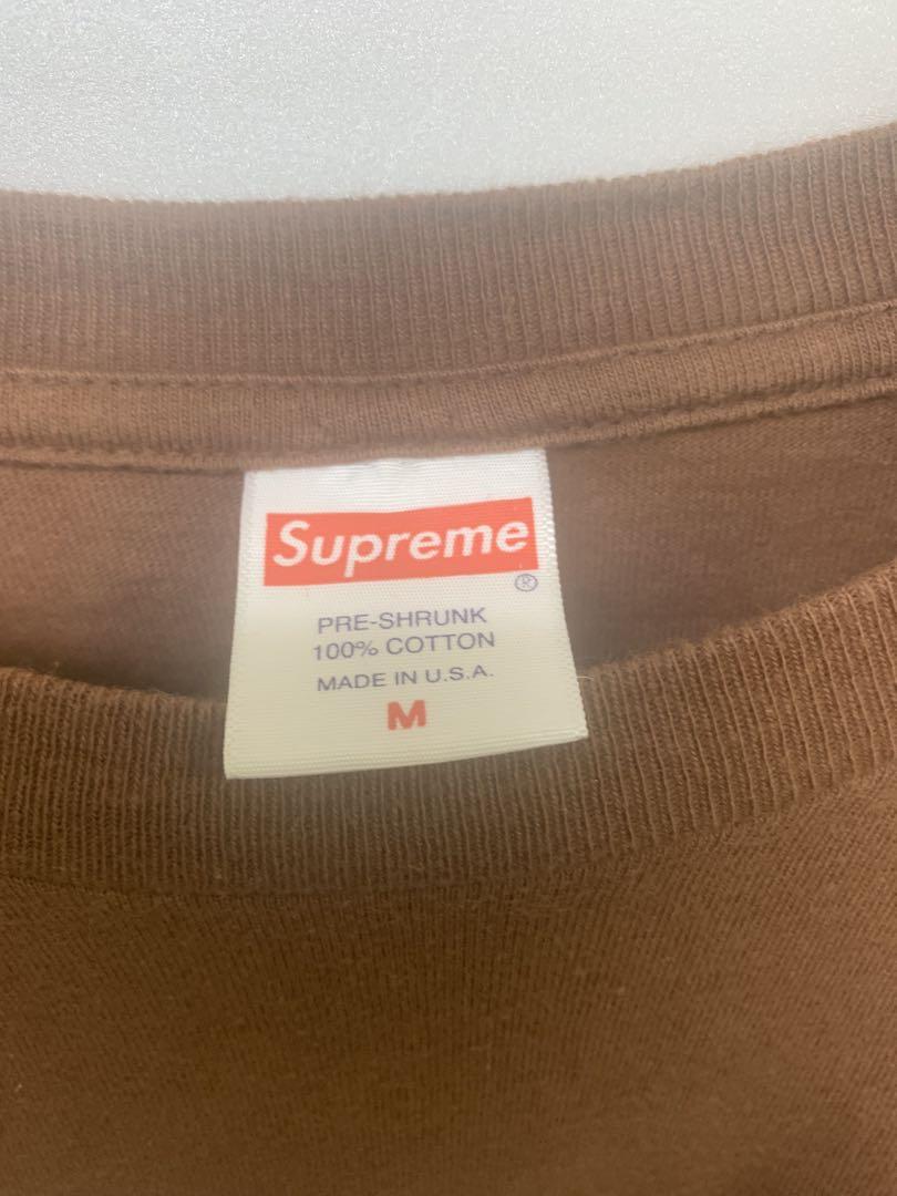 Supreme ブラウン ロングスリーブ Tシャツ M USAサイズ
