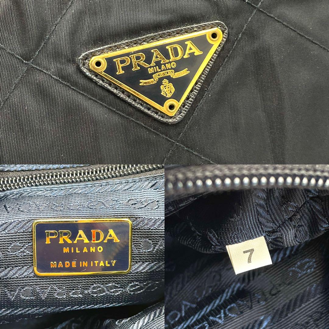 ⭐️極美品 PRADA キルティング チェーン ショルダーバッグ 三角ロゴ