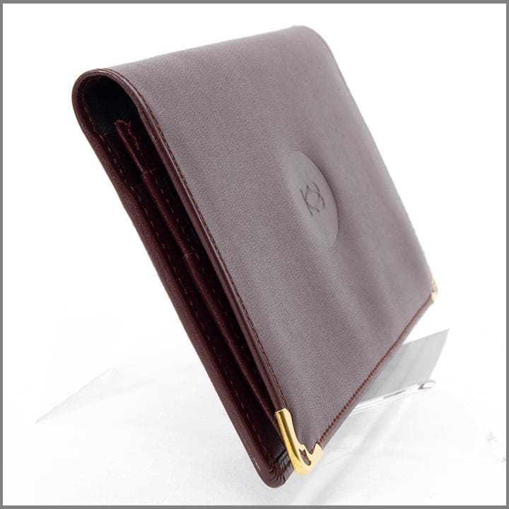 真贋鑑定済・送料無料】カルティエのお札入れ・正規品・展示品・マスト