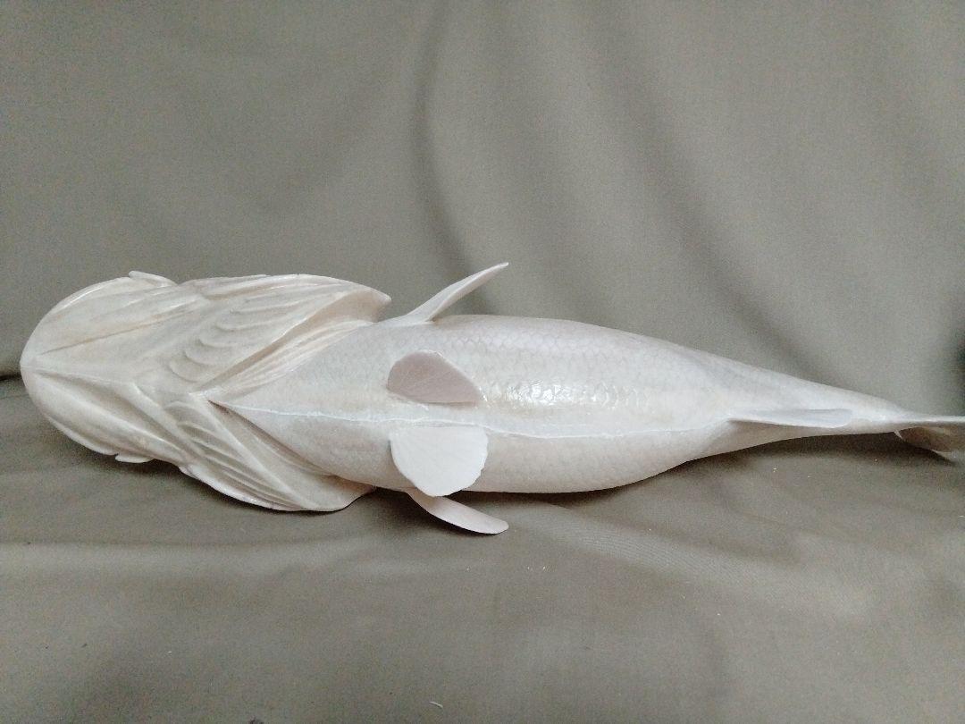 ハンドメイド　40cmアロワナ　フィギュア　レプリカ　未塗装　ガレージキット　魚 ハンドメイド 50cmポリプテルス フィギュア エンドリケリー