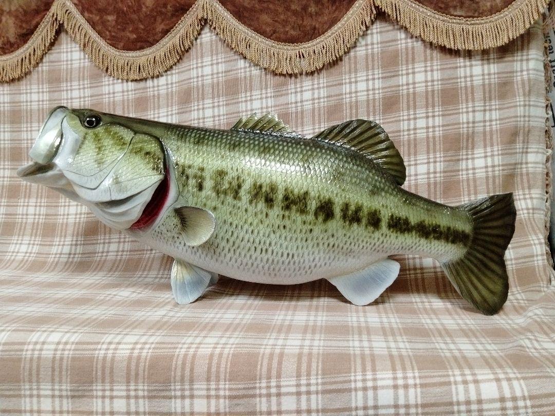 ハンドメイド　62cmブラックバス フィギュア　レプリカ　未塗装　ガレージキット ハンドメイド 62cmブラックバス フィギュア レプリカ 未塗装