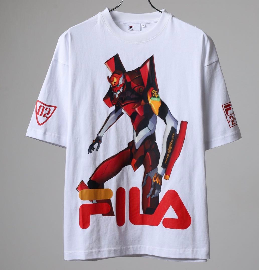 【新品】FILA エヴァンゲリオン 2号機二号機弍号機TシャツLサイズ