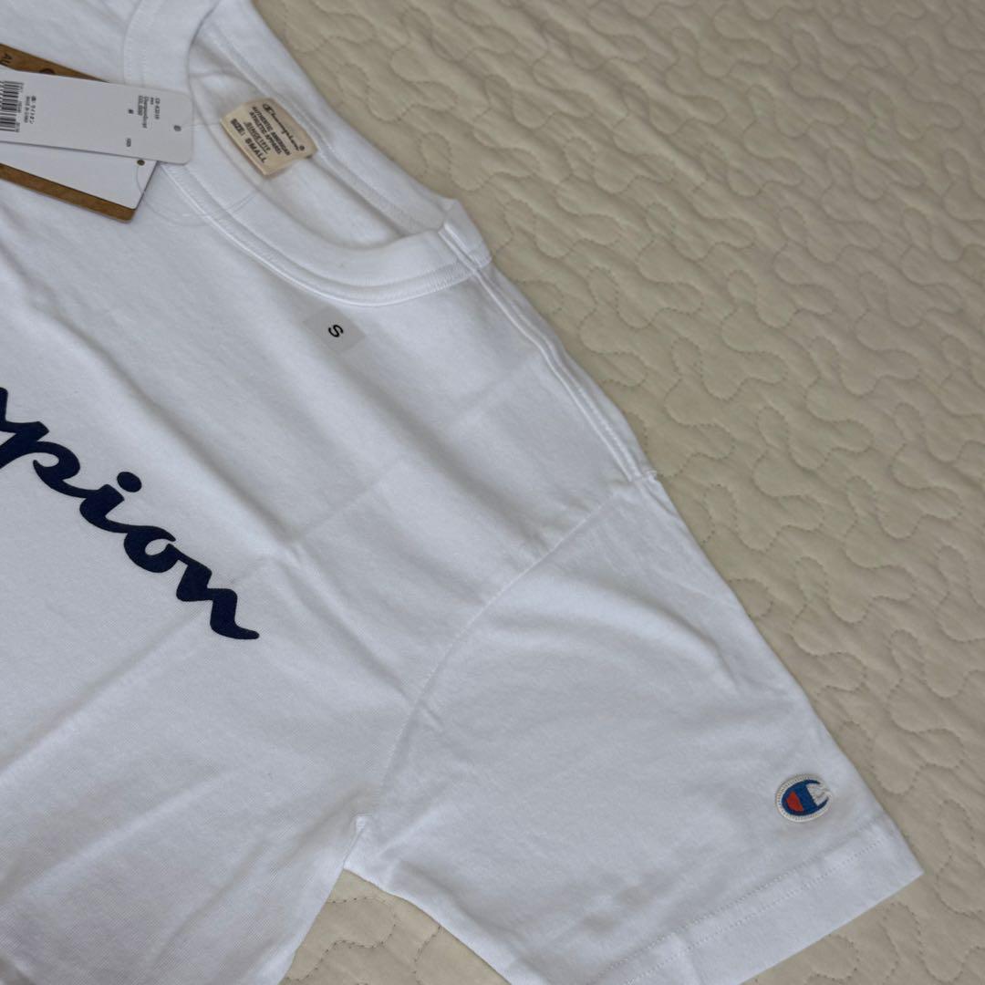 Champion チャンピオン Tシャツ ホワイト Sサイズ 未使用 - メルカリ