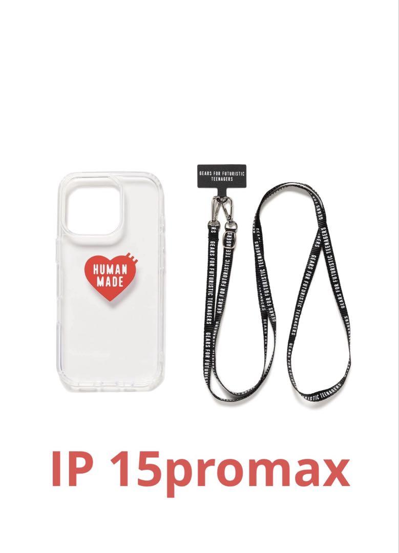 HUMAN MADE HM Iphone15Pro Max Case Black