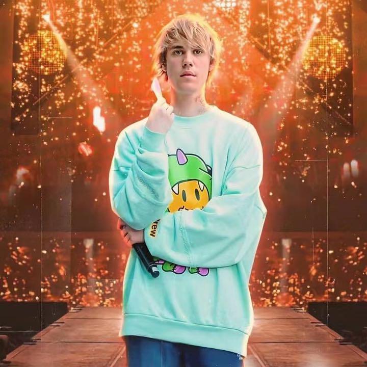 drew house スウェットトレーナー　　justin bieber Drew House Justin Bieber Fashion Sweatshirt