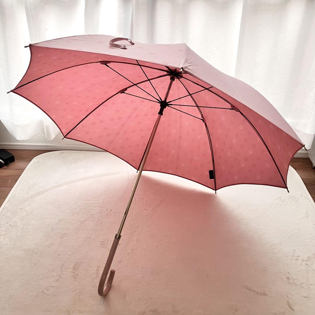 BURBERRY バーバリー 傘 アンブレラ ピンク かさ 雨傘 長傘