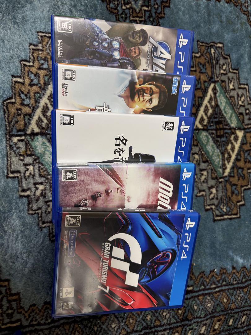 【中古品】PS4ゲームセット 5本