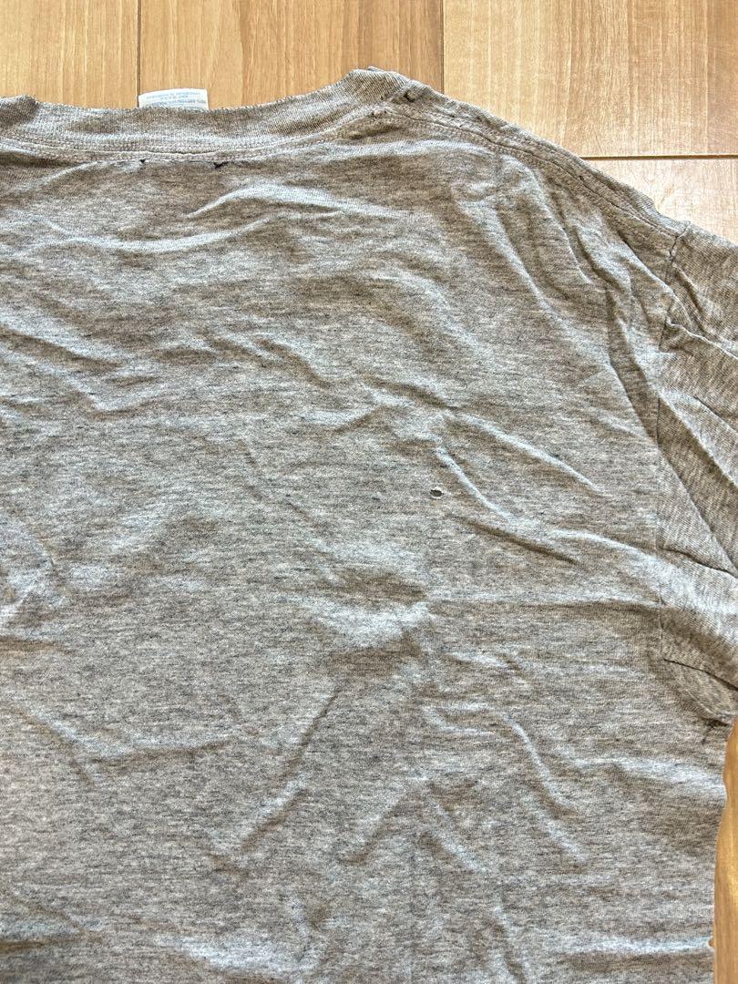 DELTA APPAREL社製 MARINES プリント Tシャツ グレー