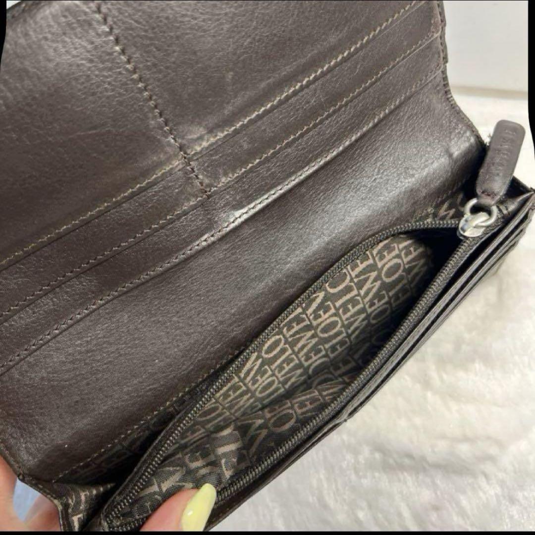 LOEWE アナグラム　ダークブラウン　長財布 LOEWE アナグラム ダークブラウン 長財布 - メルカリ