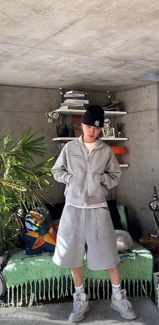 新入荷 かつき君着用 sweats メルカリ - GREY - JACKET TRACK COZY パンツ