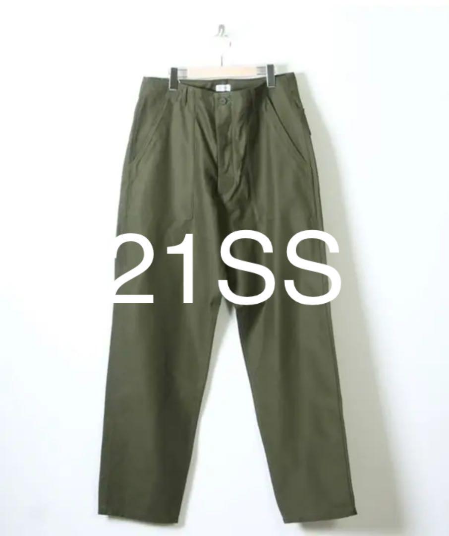 CIOTA(シオタ)21SS スピンコットンバックサテンベイカーパンツ