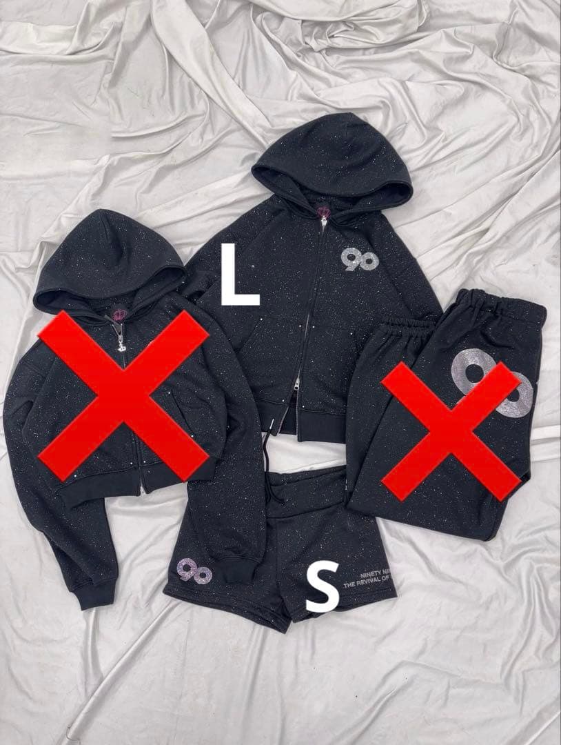 9090girl Logo Glitter set upL 9090