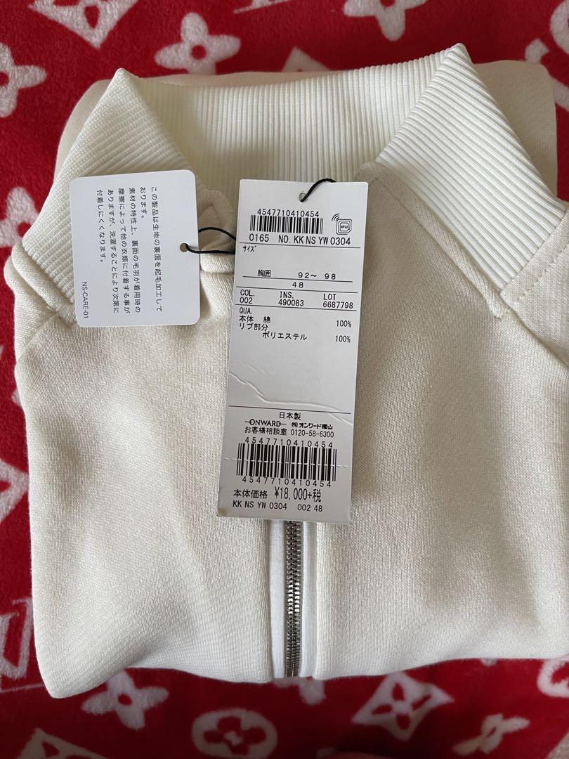 【新品☆未使用】23区オム　裏暖　フリース　ハーフジップ　スエットカットソー