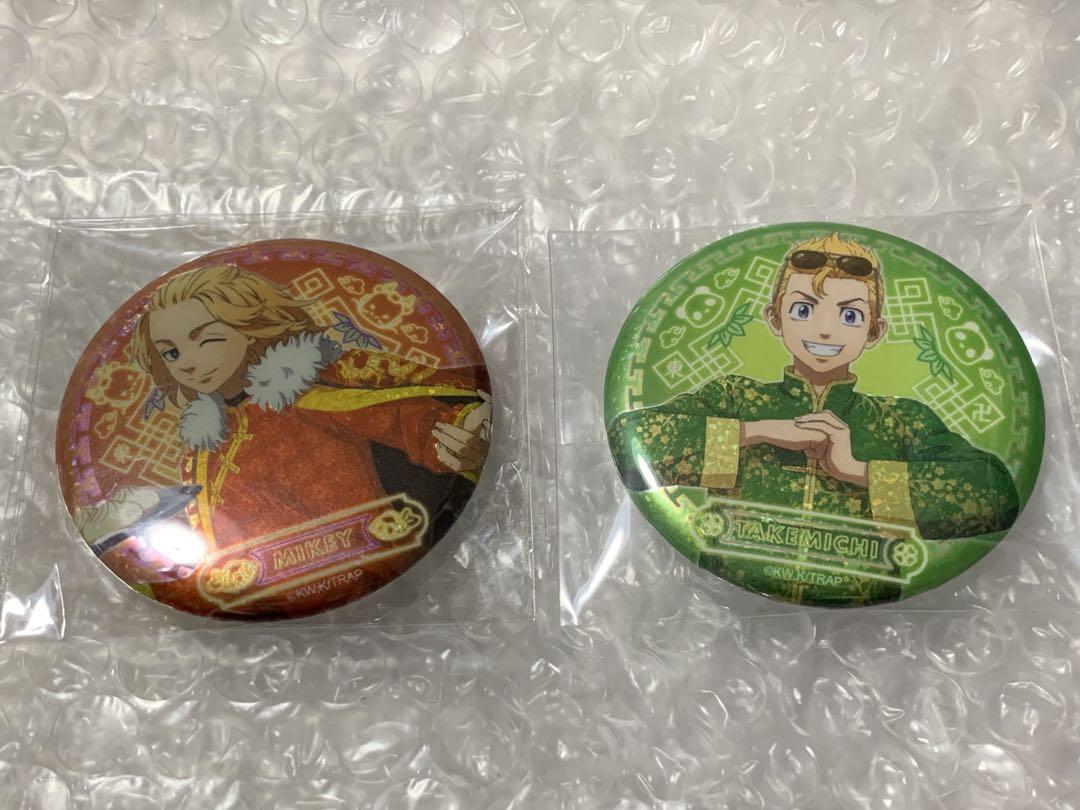 東京リベンジャーズ Art by AU グリッター缶バッジ 花垣武道