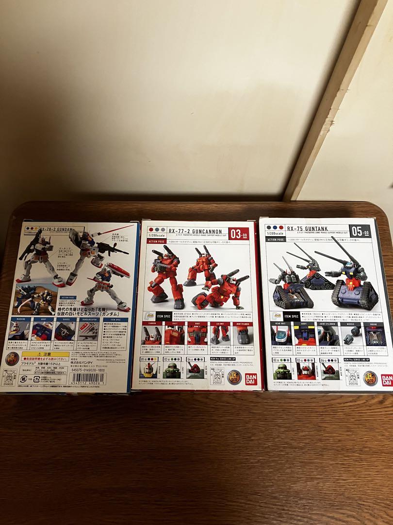 HCM Pro ファーストガンダム 3体 ガンダム、ガンキャノン