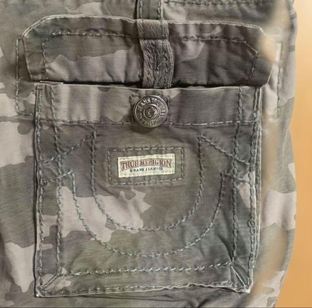 true religion 迷彩カーゴパンツ