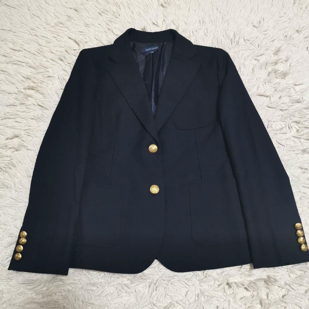 ラルフローレン 紺ブレ テーラード 金ボタン 卒業 入学 セレモニー 150