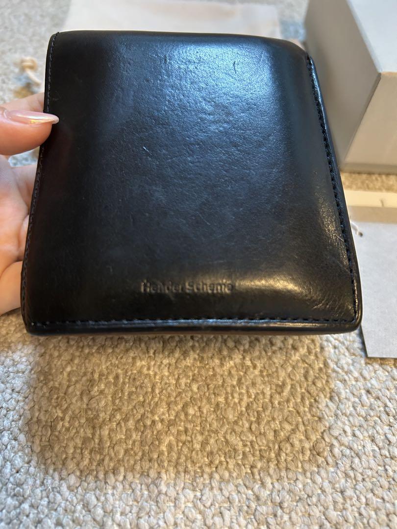 Hender Scheme ブラック 二つ折り財布